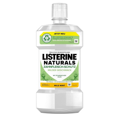 Listerine Naturals Ополаскиватель для полости рта для защиты десен 600 мл