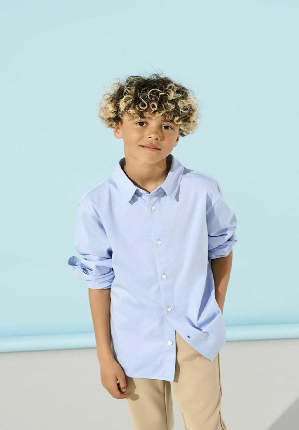 

Рубашка Kids ONLY, цвет cashmere blue
