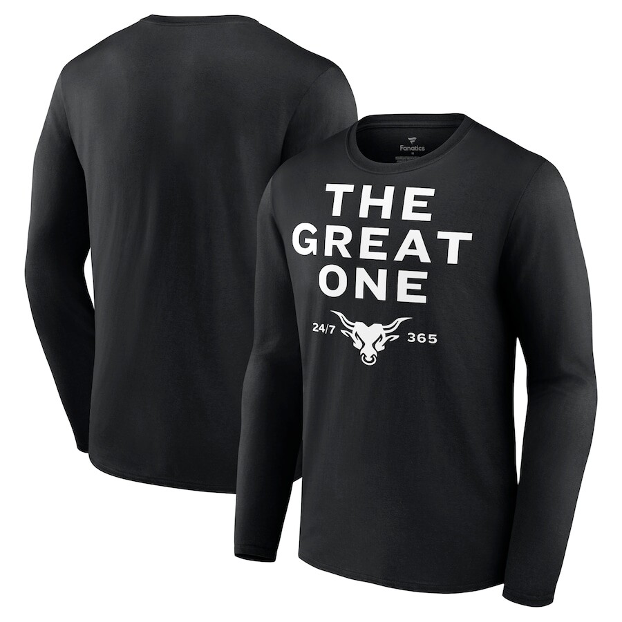 

Футболка с длинным рукавом Fanatics Branded The Rock, черный