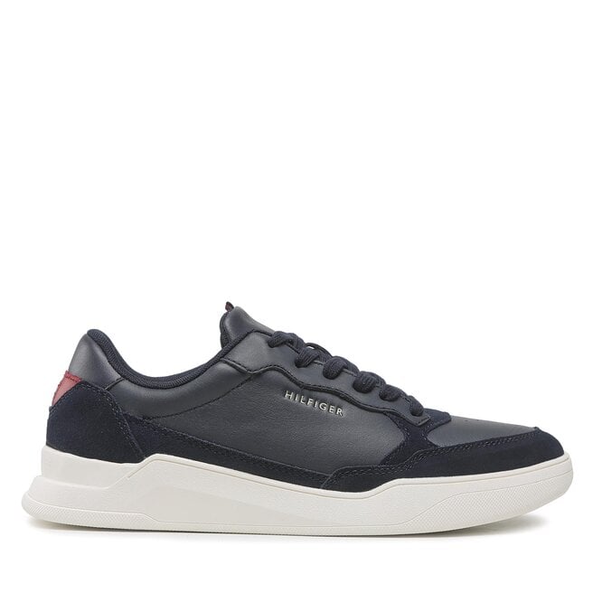 

Кроссовки Tommy Hilfiger Elevated Cupsole Leather Mix FM0FM04358 Desert Sky YBI, темно-синий