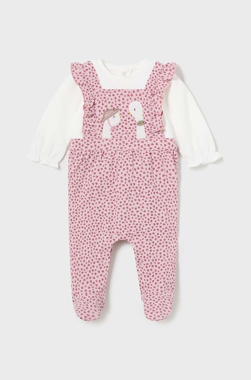 

Mayoral Шерстяной комбинезон для новорожденных Mayoral Newborn, розовый