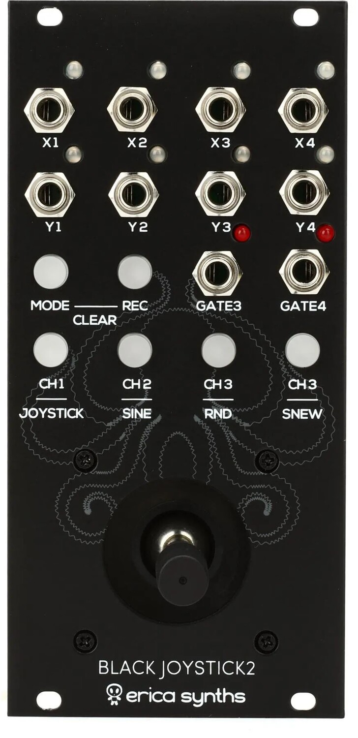 

Erica Synths Black Joystick 2 8-канальный CV-джойстик Eurorack Module