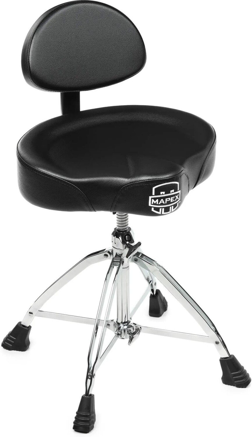 

Mapex T875 Saddle Top Трон для барабанщиков с двойными креплениями и спинкой