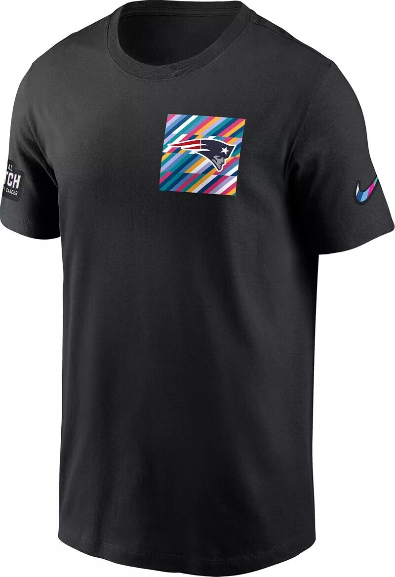 

Мужская черная футболка Nike New England Patriots 2023 Crucial Catch Sideline