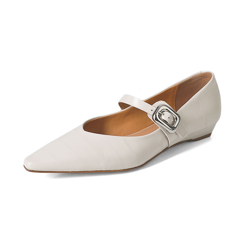 

Туфли женские повседневные Women's Casual Shoes Women's Flowerskam, кремовый