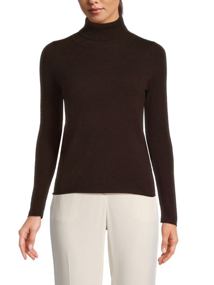 

Кашемировый свитер с высоким воротником Sofia Cashmere, цвет Dark Brown