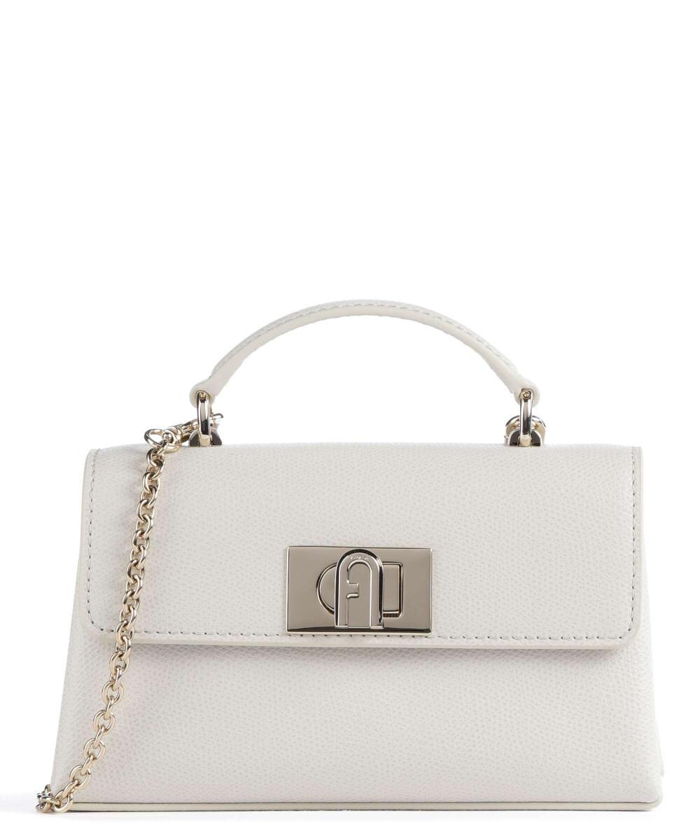 

Мини-сумка на плечо 1927 из зерненой кожи Furla, белый