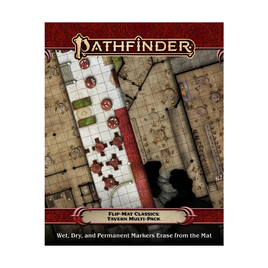

Flip-Mat Classics - мульти-упаковка Tavern, GameMastery & Pathfinder - Map Packs - Building, City & Village Locales