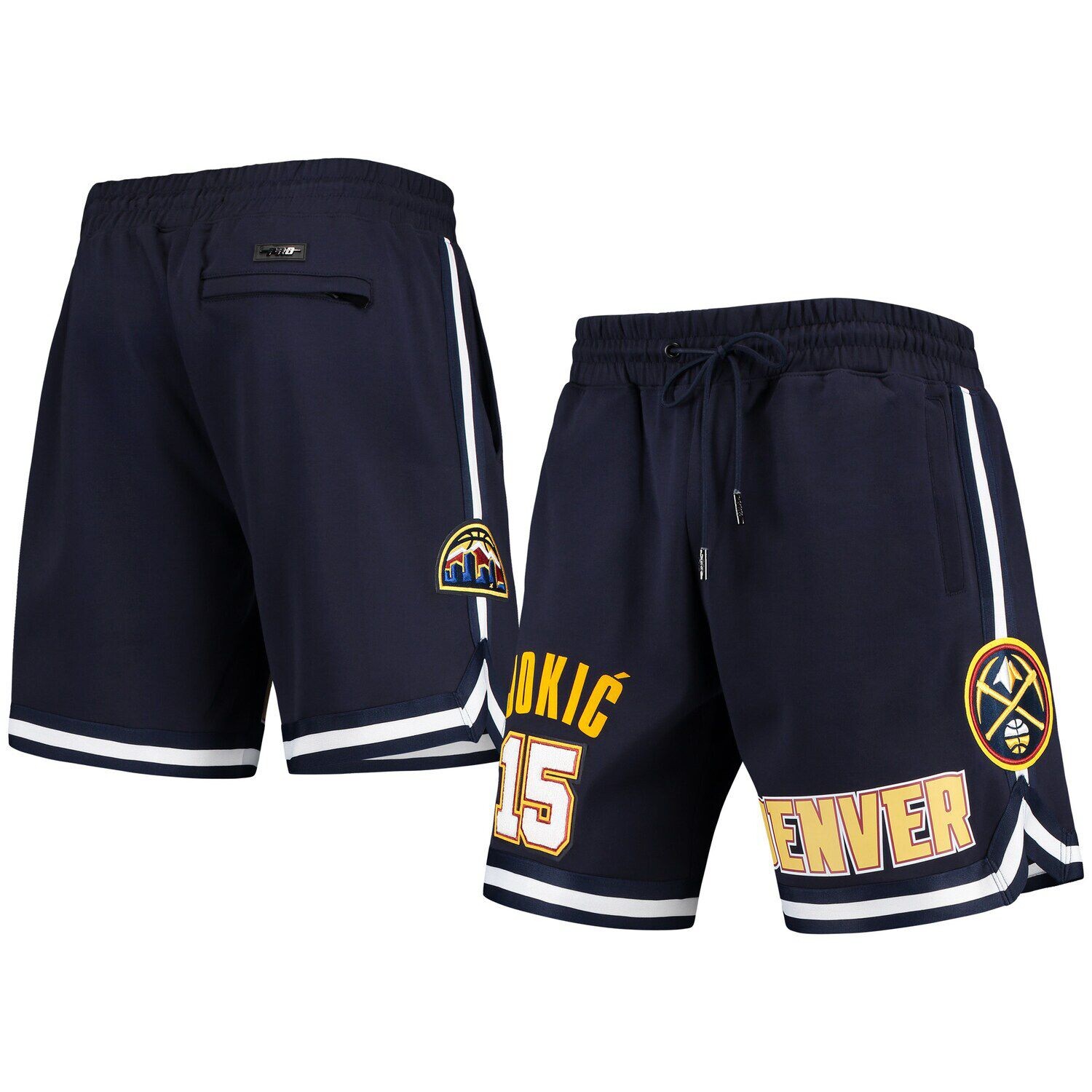 

Мужские шорты Pro Standard Nikola Jokic темно-синие Denver Nuggets Team Player