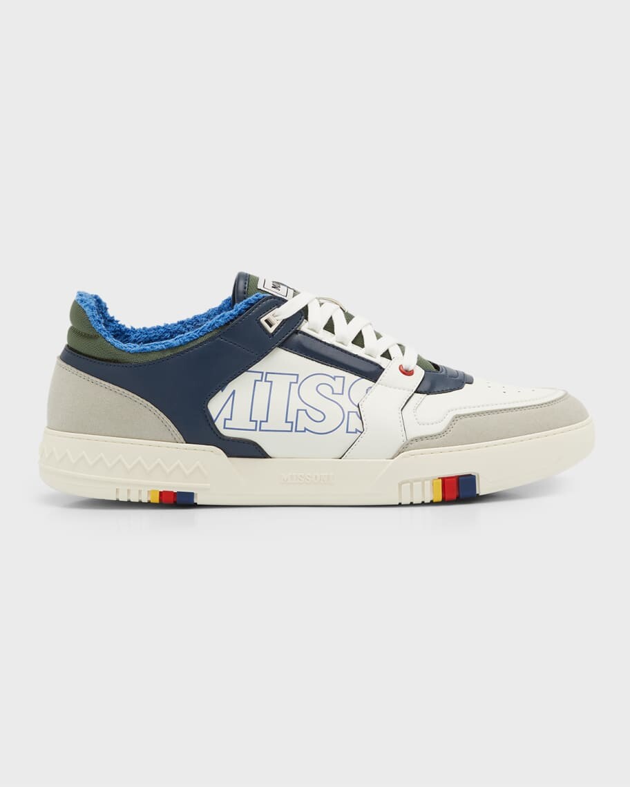 

Мужские низкие кроссовки Basket 90 Logo Missoni