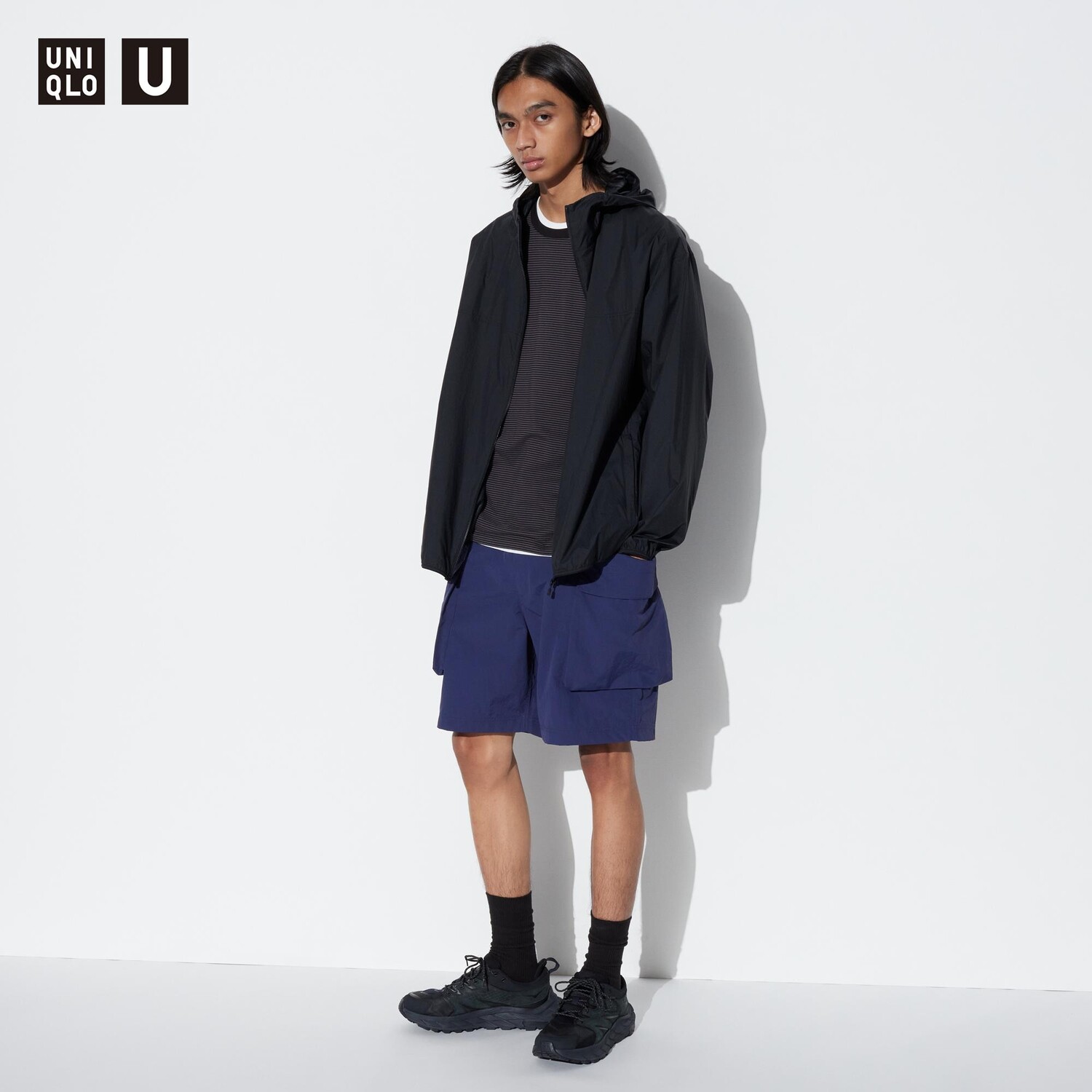 

Шорты-карго Uniqlo Parachute, синий