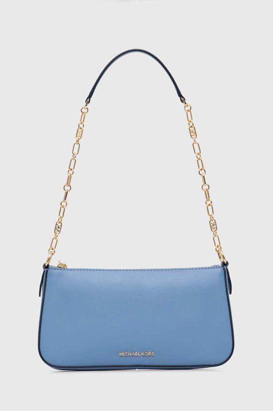 Кожаная сумочка MICHAEL Michael Kors, синий цена и фото