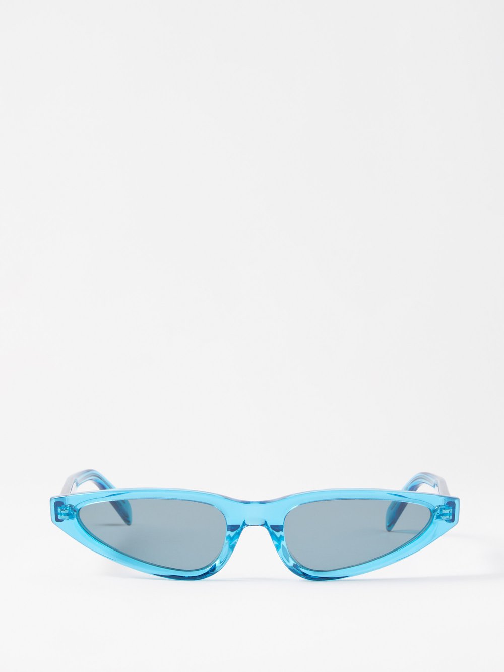 Солнцезащитные очки «кошачий глаз» из ацетата Celine Eyewear, синий