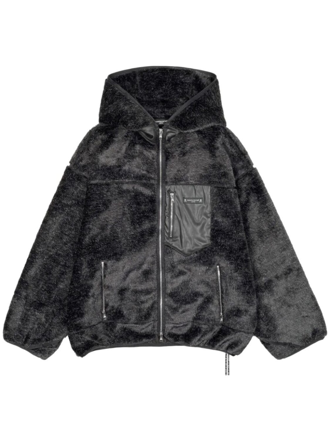 

Флисовая куртка с капюшоном Mastermind Japan, серый