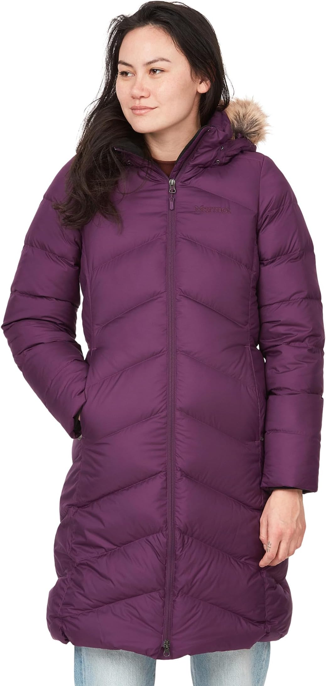 Пальто Монтро Marmot, цвет Purple Fig