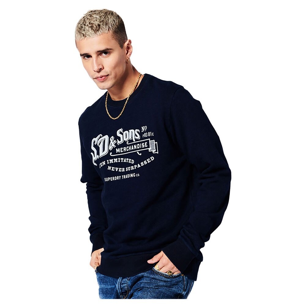 

Толстовка Superdry Vintage Script Style Indg, черный