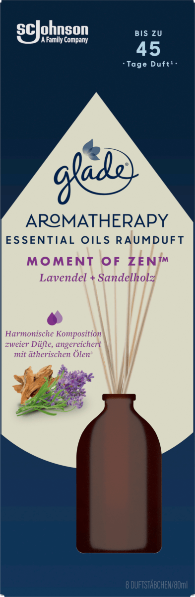 

Ароматические палочки Aromatherapy Essential Oils комнатный аромат - Момент Дзен 80мл glade