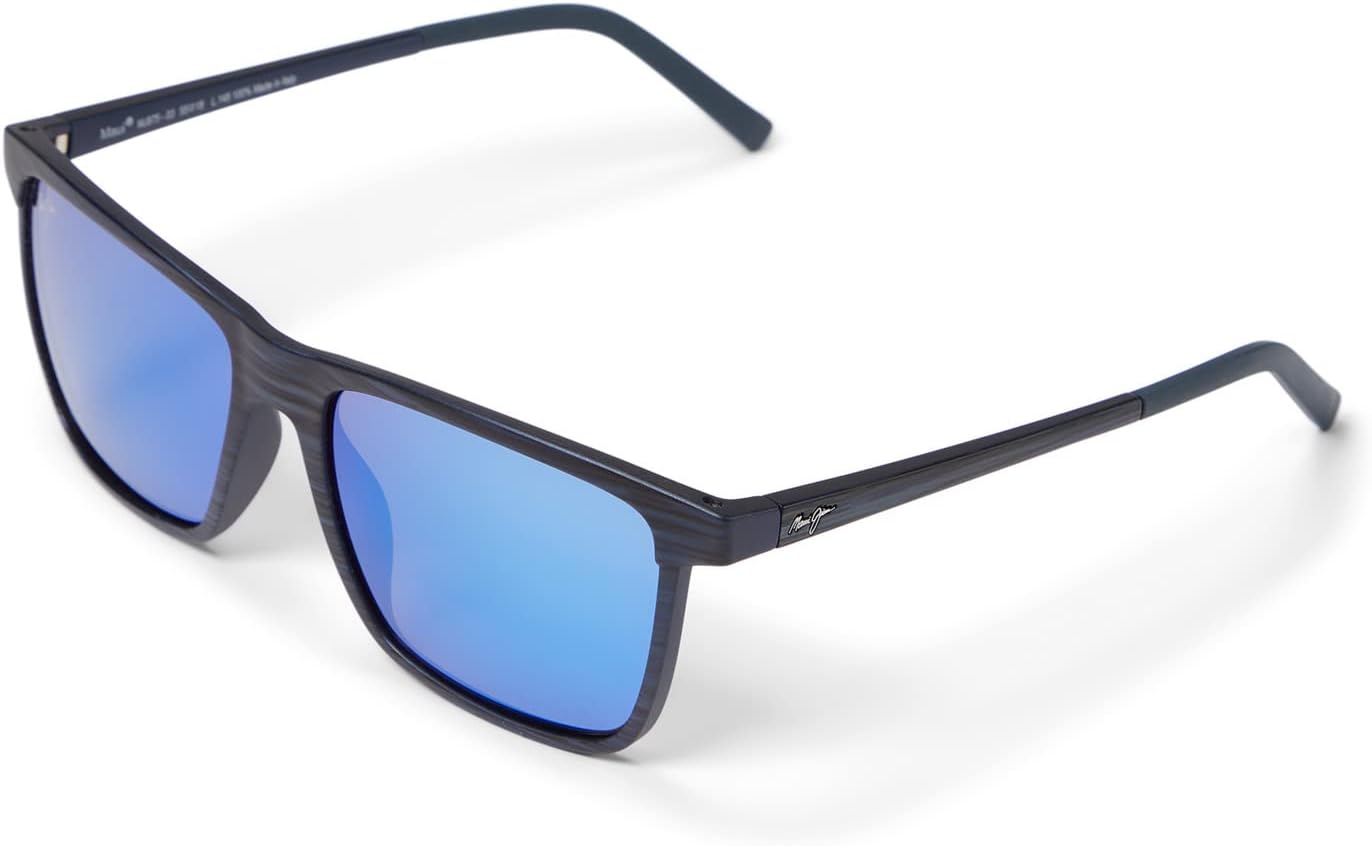 Солнцезащитные очки One Way Maui Jim, цвет Dark Navy Stripe/Blue Hawaii солнцезащитные очки kou maui jim цвет navy blue blue hawaii