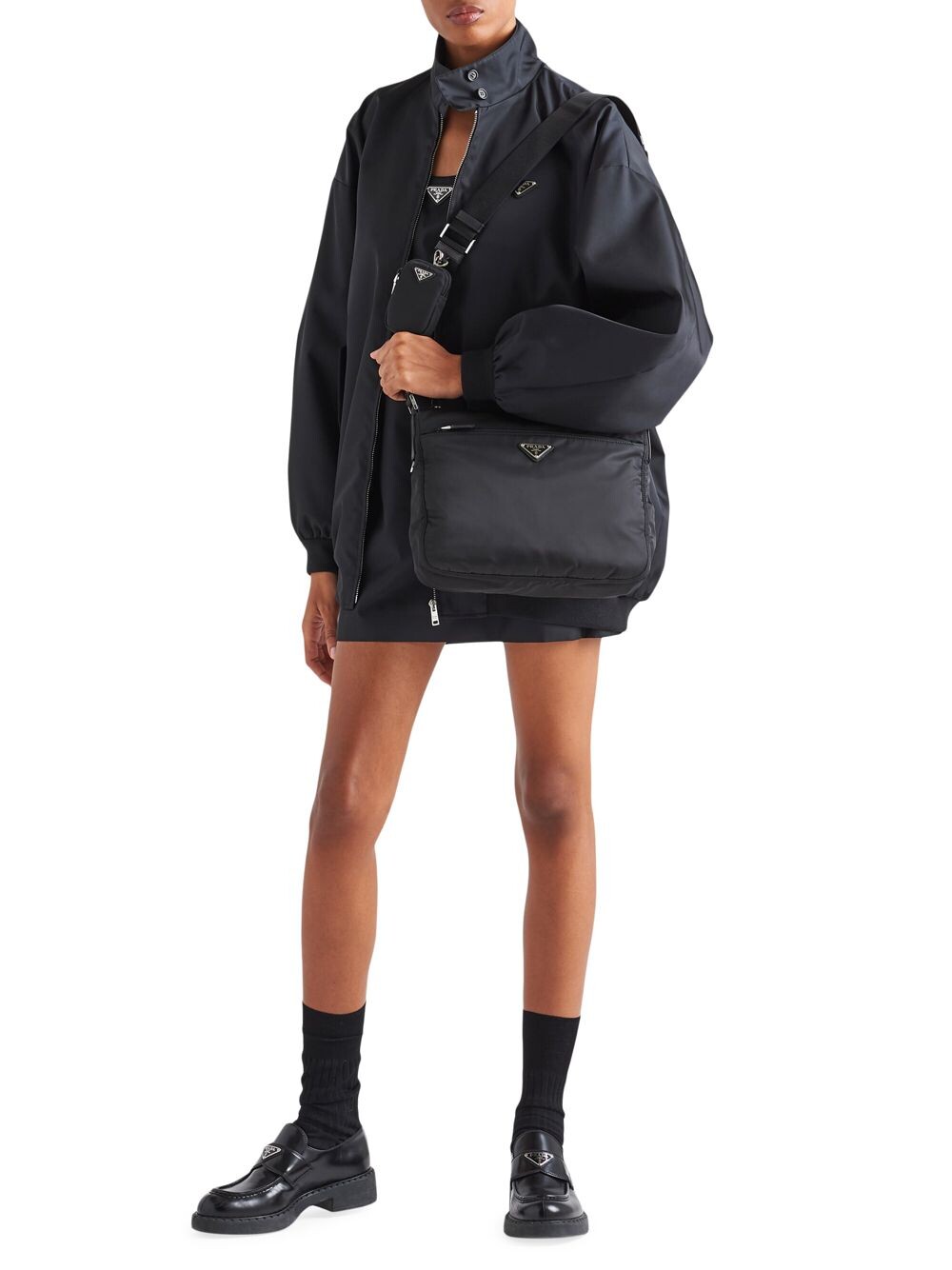 

Сумка из нейлона Prada, черный