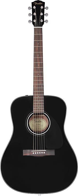 

Акустическая гитара Fender CD-60 Dreadnought Acoustic Guitar - Black
