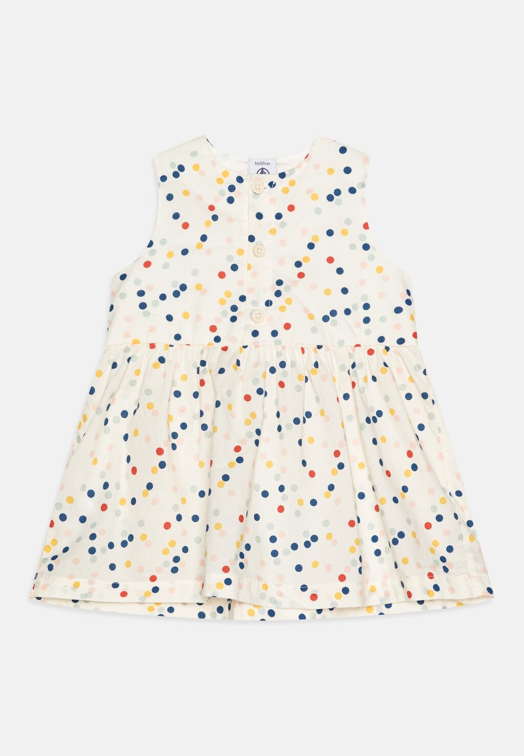 

Платье повседневное BABY ROBE MIRABELLE Petit Bateau, цвет marshmallow/multi-coloured