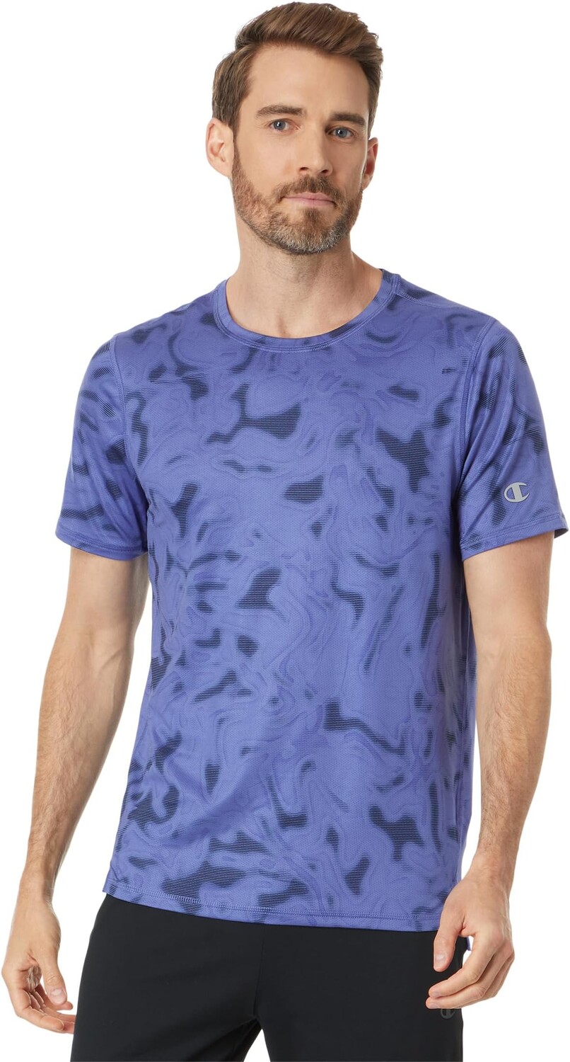 

Футболка MVP со сплошным принтом Champion, цвет Liquid Camo Stone Crush Blue