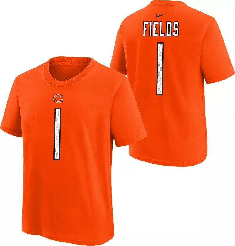 

Оранжевая футболка Nike Youth Chicago Bears Justin Fields #1