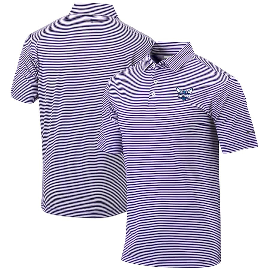 

Поло с коротким рукавом Columbia Charlotte Hornets, фиолетовый