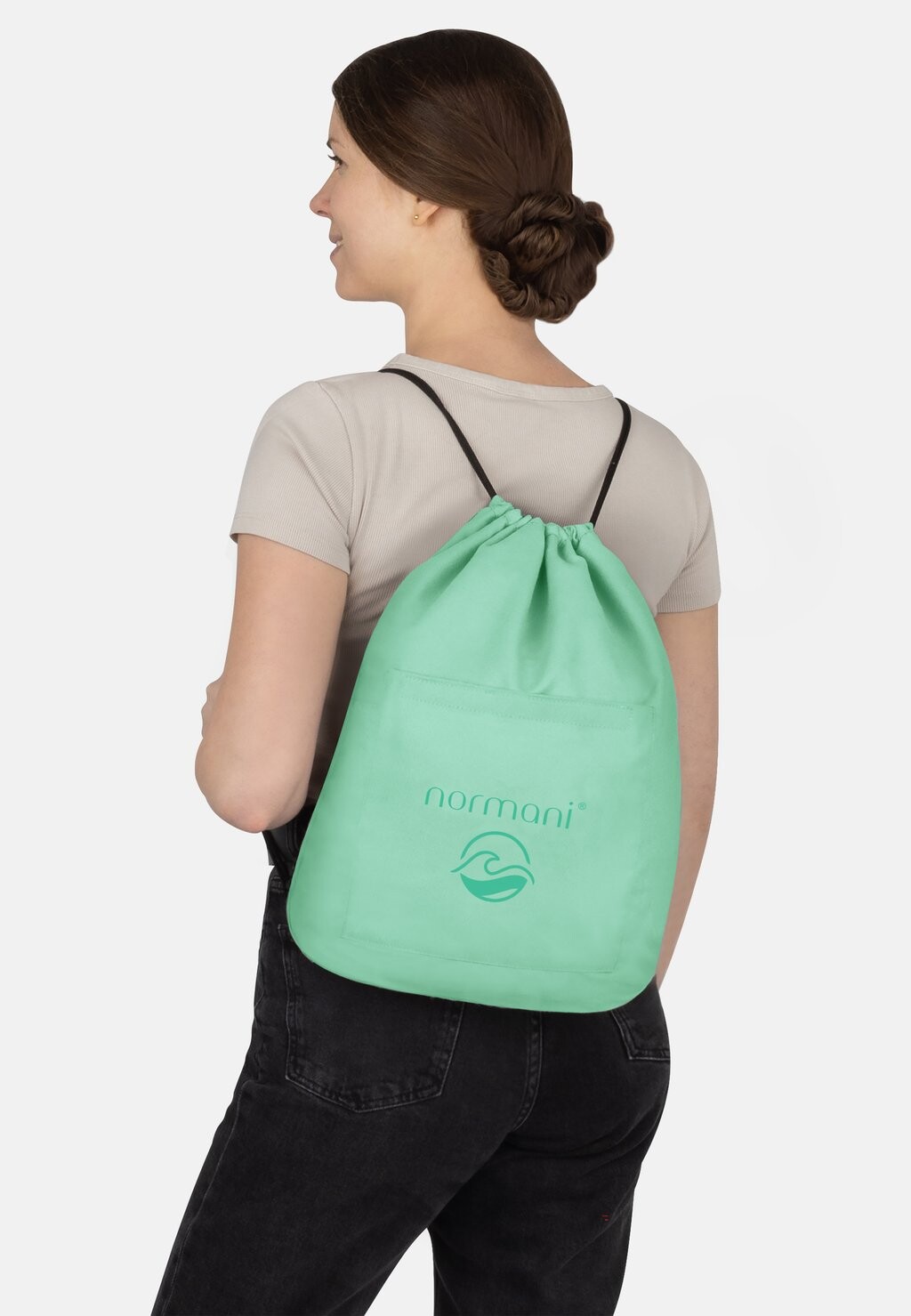 

Спортивная сумка 2In1 Beach Towel Bag Normani, зеленая