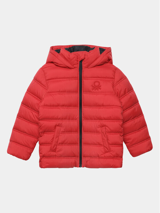 

Пуховик стандартного кроя United Colors Of Benetton, красный