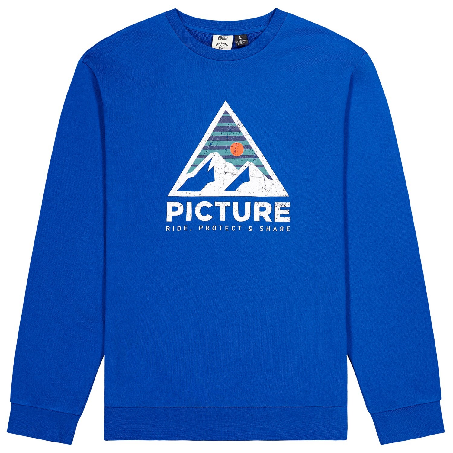 

Пуловер Picture Authentic Crew, цвет Blue Web