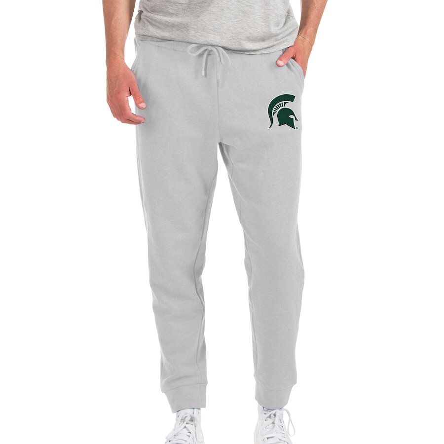 

Джоггеры Antigua Michigan State Spartans, серый