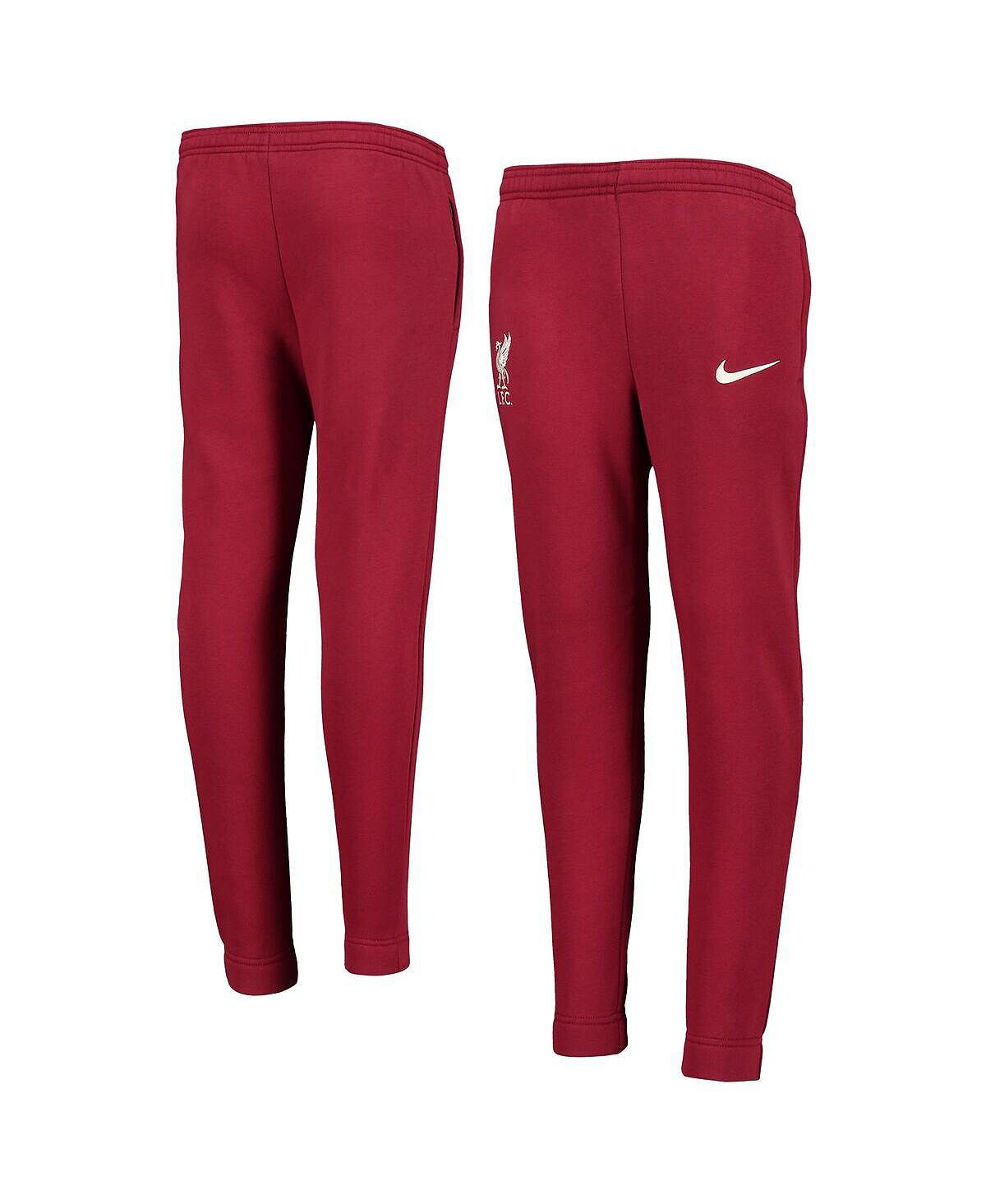 

Красные флисовые тренировочные брюки Big Boys Liverpool GFA Nike