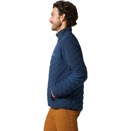 Легкая куртка стрейч-даун – мужская Mountain Hardwear, цвет Hardwear Navy