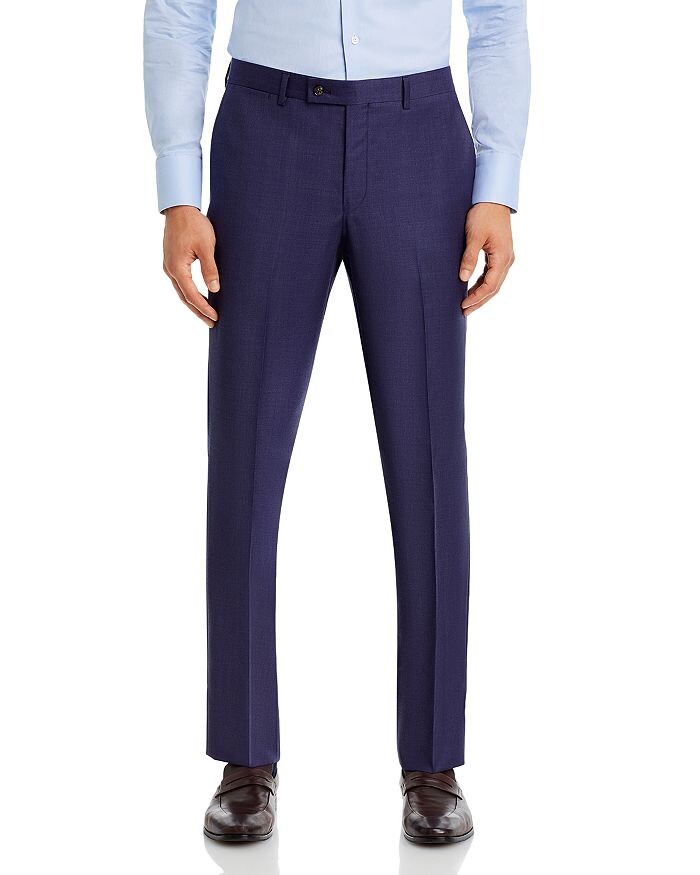 

Robert Graham Modern Fit Фиолетовые костюмные брюки из акульей кожи, фиолетовый