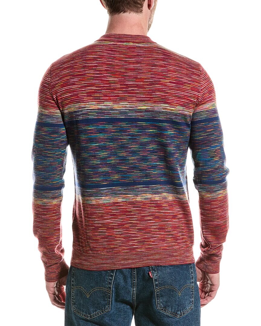 

Шерстяной свитер с круглым вырезом M Missoni, красный