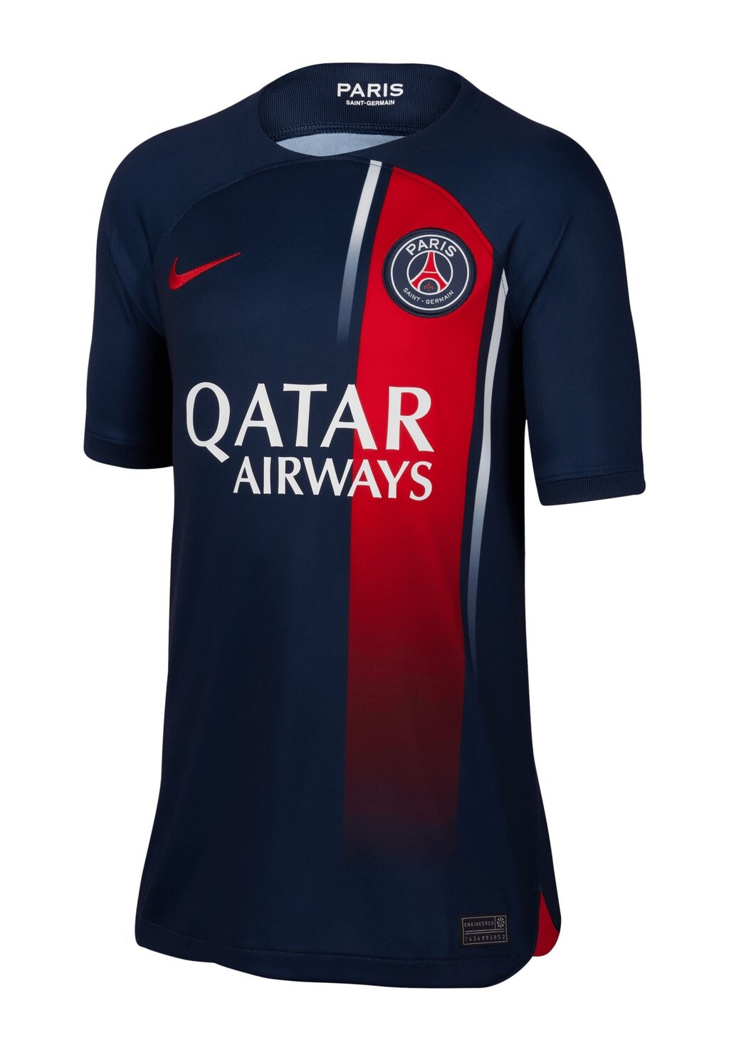 

Футболка Paris St Germain Stadium Ss Home Nike, цвет midnight navy university red