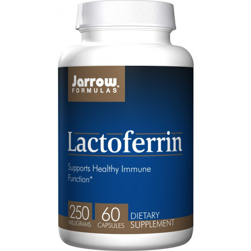 Jarrow, Formulas Lactoferrin, 250 мг, 60 капсул jarrow formulas комплекс с мумие и фульвокислотой 250 мг 60 вегетарианских капсул