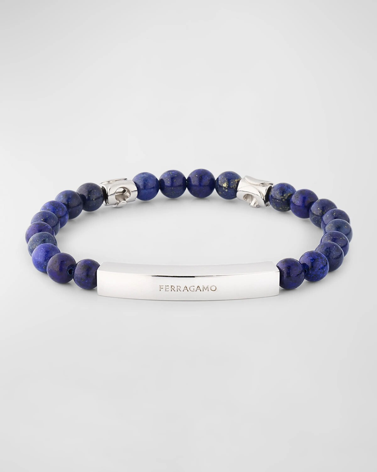

Мужской браслет из лазурита из бисера Ferragamo, цвет 17 Lapis/P