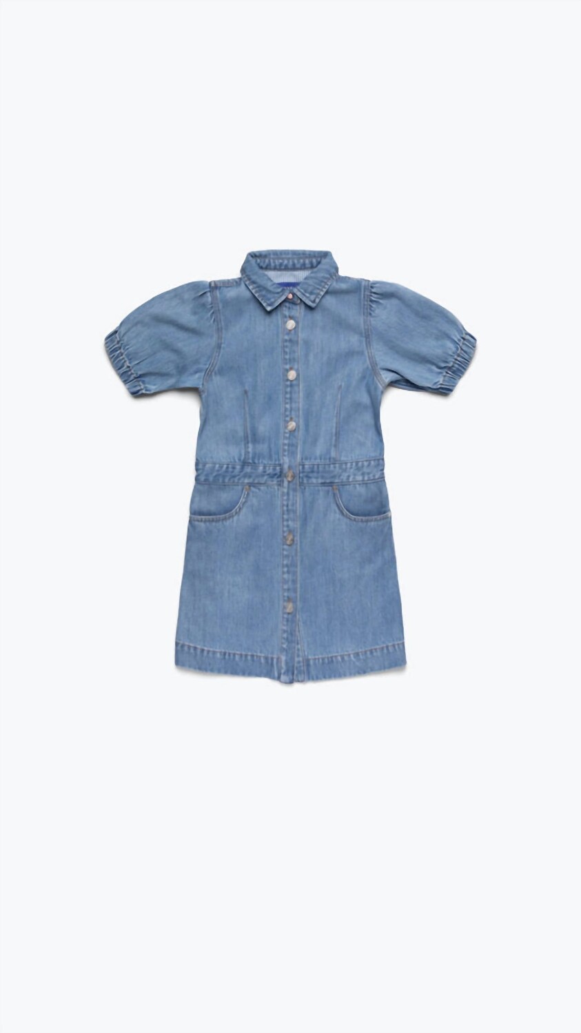 

Для девочек – джинсовое платье с короткими рукавами цвета индиго Scotch & Soda