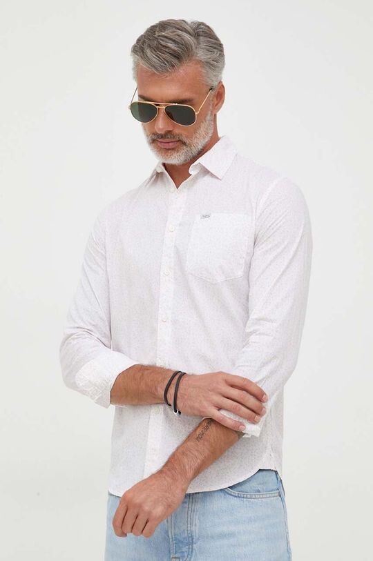 

Рубашка Curtis из хлопка Pepe Jeans, белый