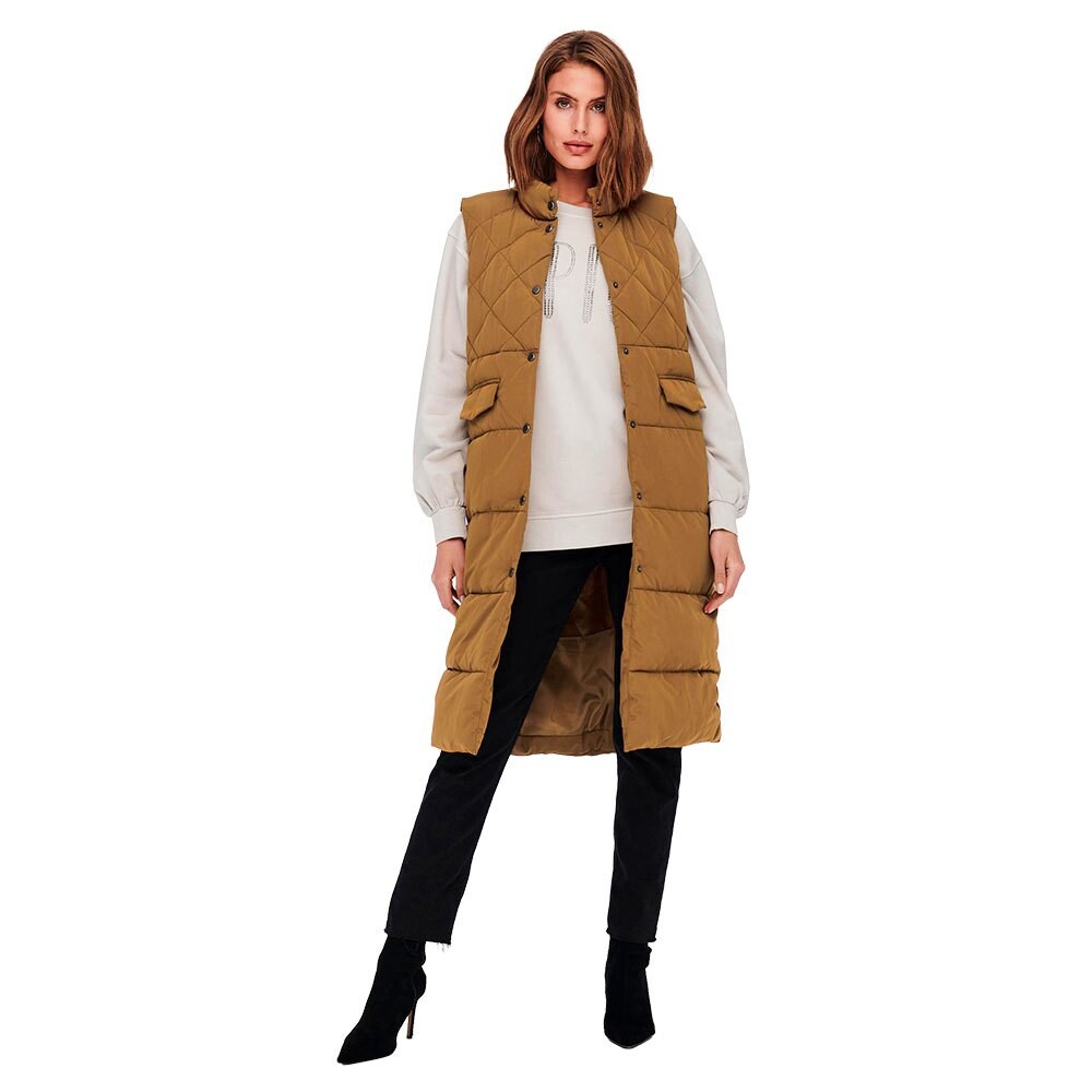 

Куртка Only Stacy Quilted Waistcoat, зеленый