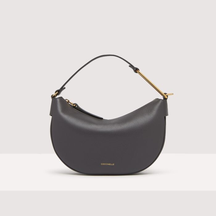 

Сумка на плечо из зерненой кожи Coccinelle PRISCILLA SMALL, сланец