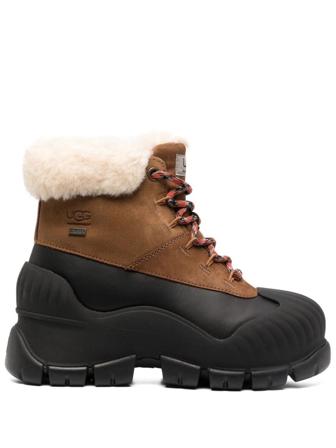 

UGG ботинки с меховой отделкой, коричневый