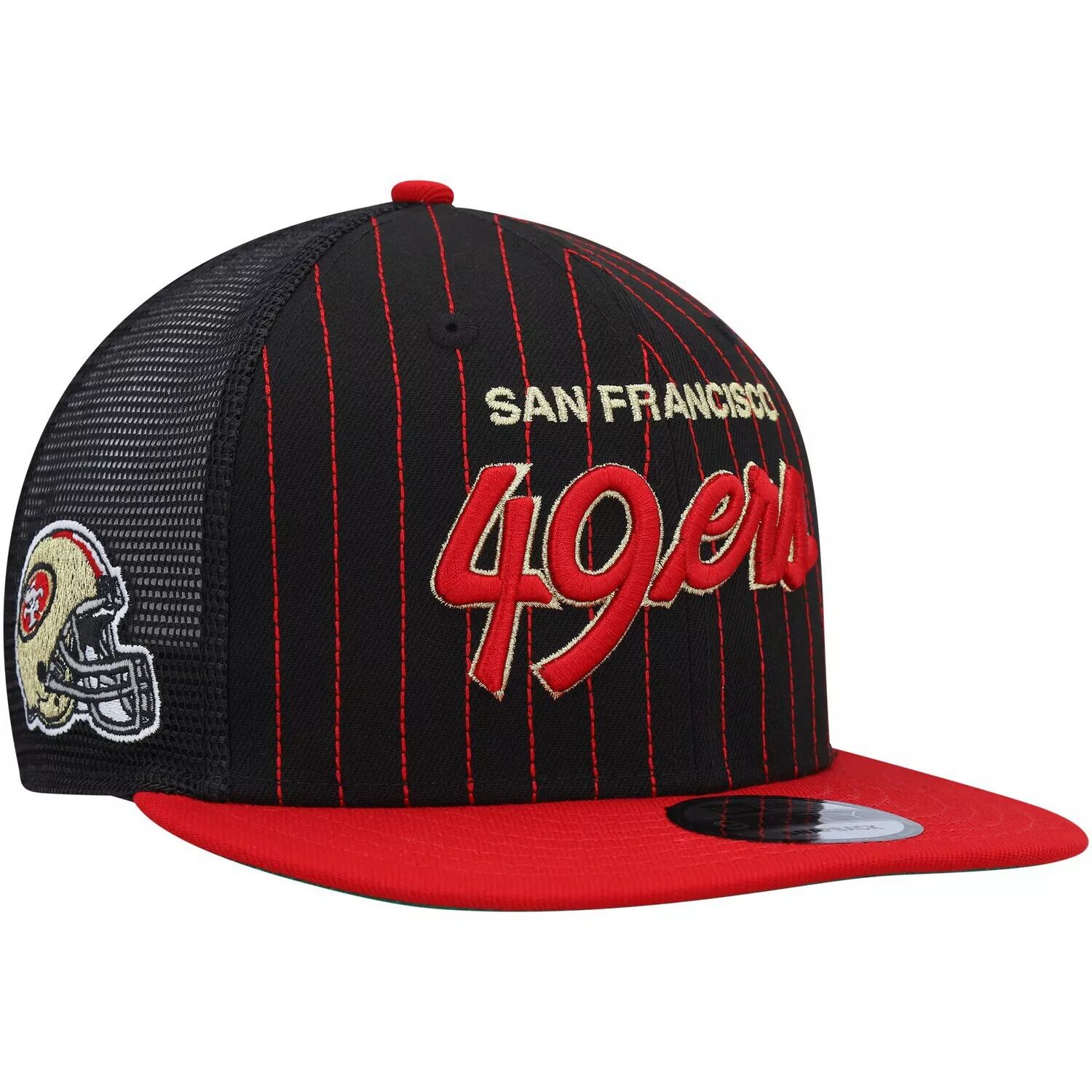 

Мужская кепка New Era Black/Scarlet San Francisco 49ers в тонкую полоску 9FIFTY Snapback