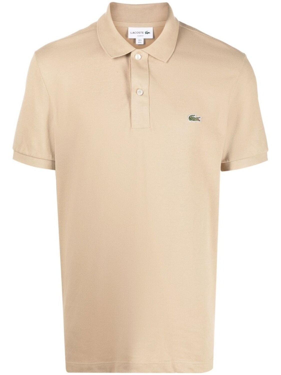 

Lacoste рубашка поло с аппликацией логотипа, нейтральный цвет