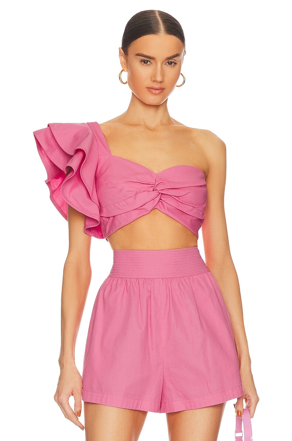 

Топ AMUR Zeha One Shoulder Bra, цвет Calla Lily