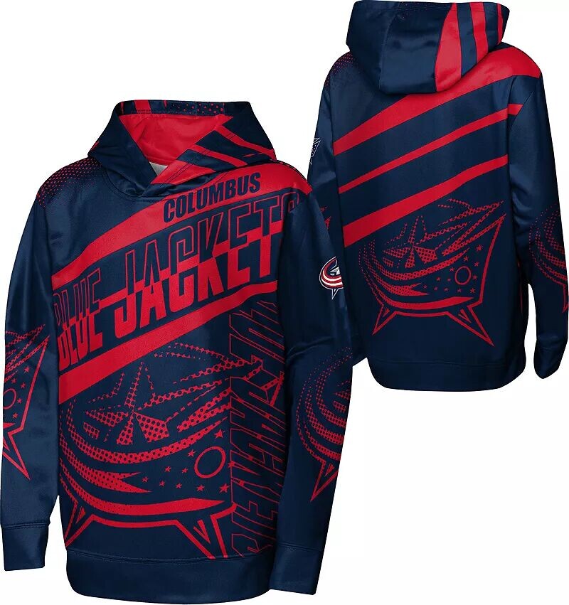 

Outerstuff Молодёжная толстовка НХЛ Columbus Blue Jackets Home Ice Navy