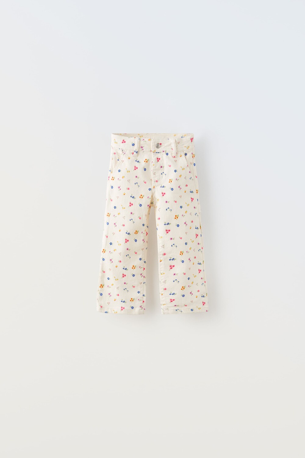 

Брюки из саржи Zara, разноцветный
