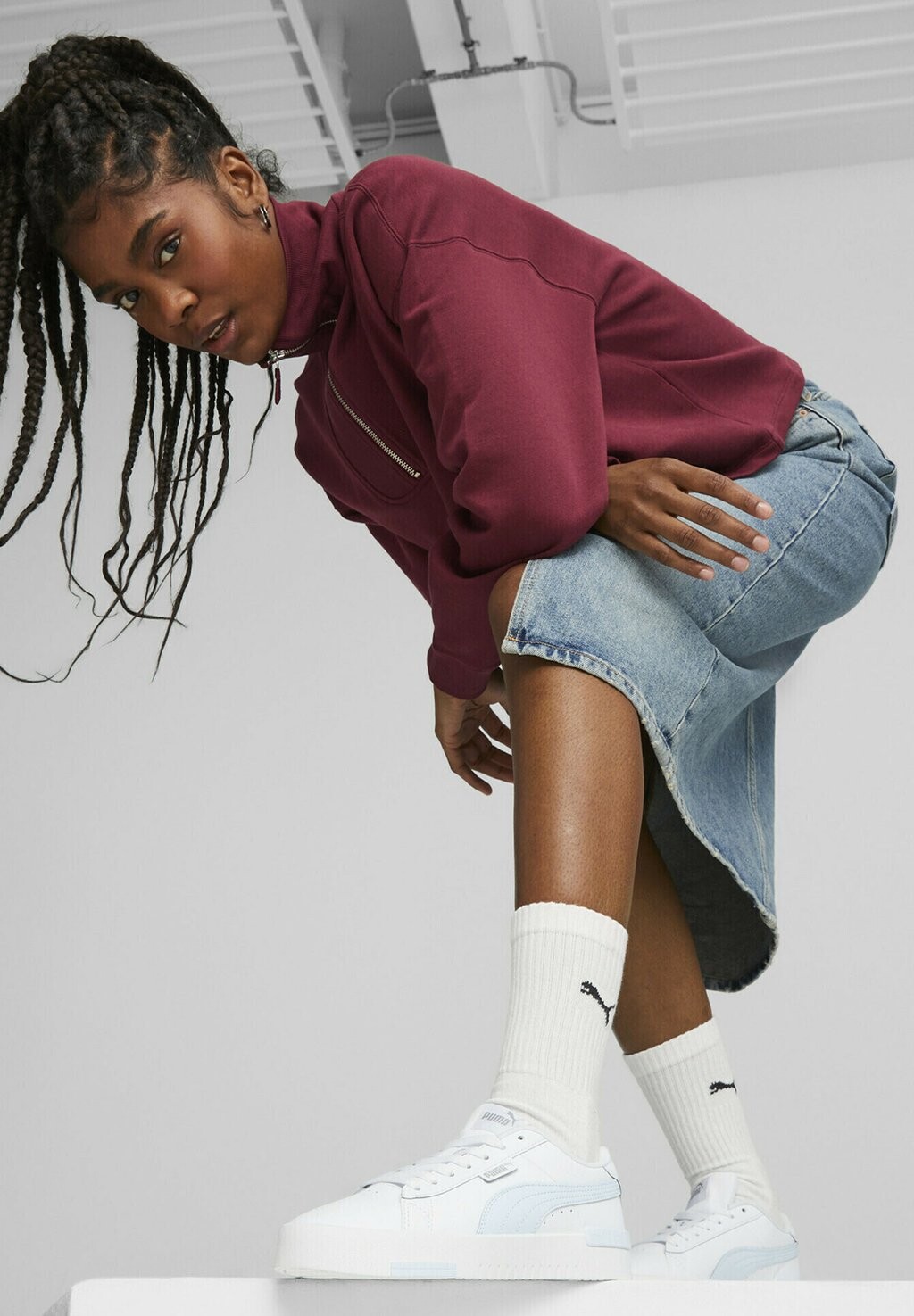 

Кроссовки Puma Jada Renew, белый ледяной синий серебро